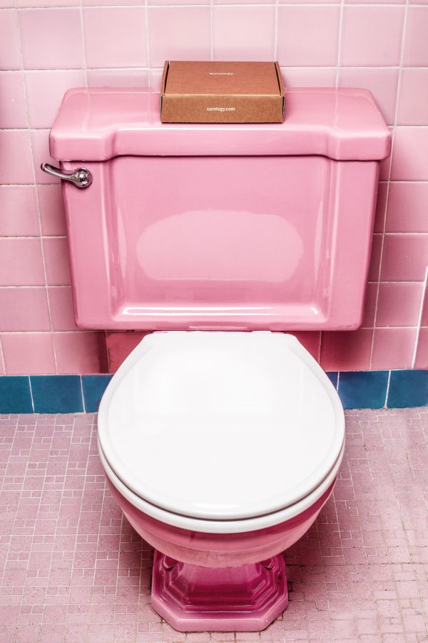 pink toilet Women's Healthcare Associates
